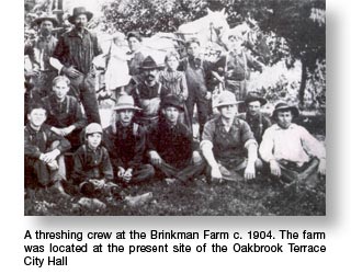 Brinkman Farm Threshing Crew in 1904